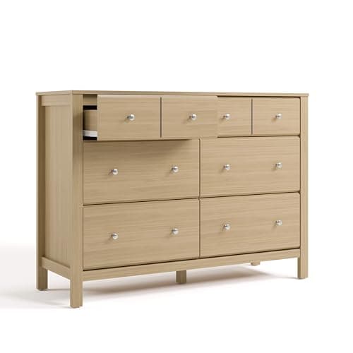 Storkcraft Horizon 6 Drawer Dresser (Driftwood) – GREENGUARD Gold Certified Dresser for Nursery & Kids’ Room, Modern Storage with Interlocking Drawer System 12