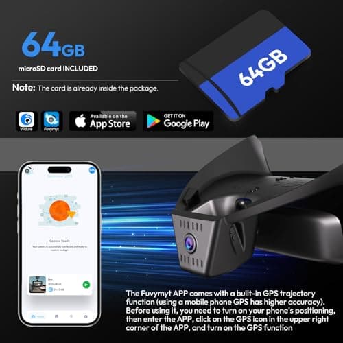 KBSYNT Front 4K Dash Cam for Ford F150 2018-2025 F250/F350 Super Duty 2020-2025 XLT King Ranch Lariat Raptor Tremor Limited Platinum (Model A),OEM-Style,64GB Card 7