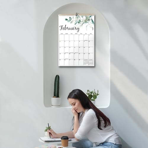 2024 Calendar - Wall Calendar From January 2024 to December 2024, 2024 Aesthetic Modern Greenery Vertical Hanging Large Calendar with Thick Paper, Perfect for Monthly Organizing & Planning, 10"×14.5" 5
