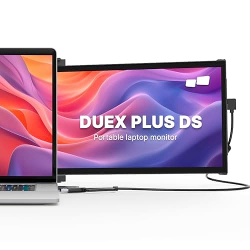 Portable Monitor for Laptops, New Mobile Pixels Duex Plus DS 13.3" Full HD IPS Dual Laptop Monitor, USB C/HDMI Plug and Play Laptop Screen Extender,Windows/Mac/Android/Switch Compatible