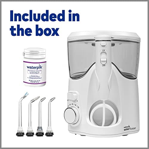 Waterpik Whitening Water Flosser With 5 Tips, ADA Accepted, WF-06 5