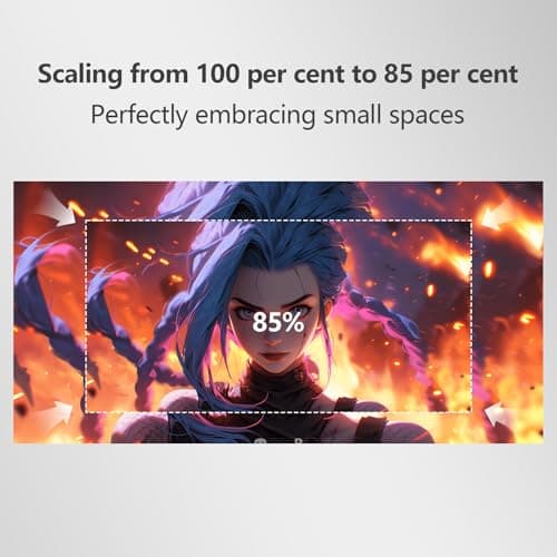 Portable Mini Projector with WiFi and Bluetooth, Native 720P Supports 1080P & 4K Input, Home Theater Projector for Indoor/Outdoor, Compatible with Fire TV Stick, Laptop, Smartphone, HDMI/USB, PS5 5