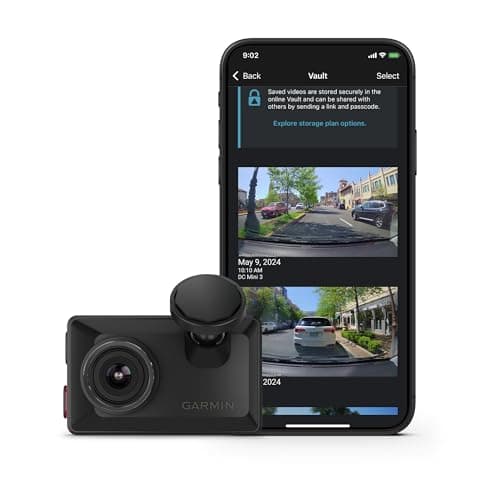 Garmin Dash Cam™ X310, Compact 4k Ultra HD Touchscreen Dash Cam with a 140-degree Field of View, Built in Clarity™ Polarizer, Voice Controlled, GPS, 2.4” Display, Automatic Recording