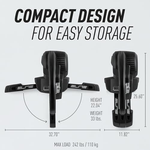 ELITE SRL Direto XR Black Bike Trainer, Interactive, 24% Simulated Gradient, Electronic Resistance, Compatible with Gravel, Mountain, City Bikes 6