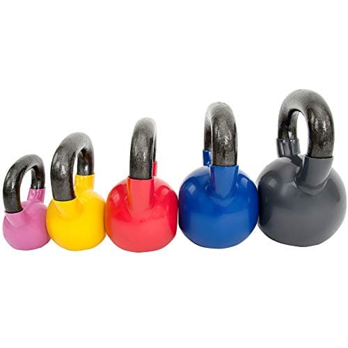 Sunny Health & Fitness Sunny Vinyl Coated Kettlebell (5-Pound) 8