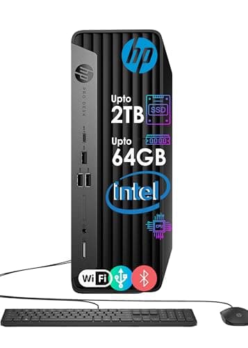 HP ProDesk G9 SFF Business Desktop Computer|13th Intel Ultra-Fast Quad-core CPU| Dual 4K Display Support| 24GB RAM, 1TB SSD| Wi-Fi | Bluetooth| HDMI, USB, RJ-45| Windows 11 Pro| w/Keyboard & Mouse