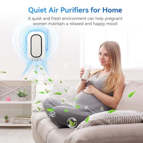 PVACG Plug In Ionizer Air Purifier With 4 Negative Ion Output Heads,Small Air Freshener With Backlight,Quiet and Energy-Saving, Ideal Air Cleaners for Home,Bedroom,Office,Living Room and Pet Room(3) 5