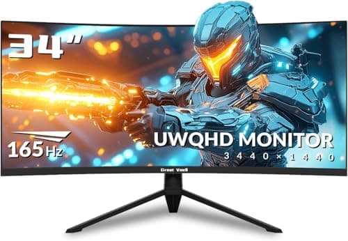 Great voell Curved Gaming Monitor (165Hz/4K/Q34DB452, 34-inch/Curved)