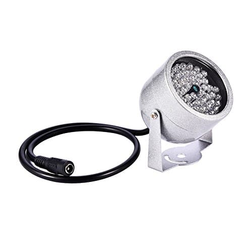 FOSA Camera IR Lights for Security Camera, Wide Angle Infrared Fill Light IR Light 140 LED Infrared Night Vision Light for Security Camera CCTV