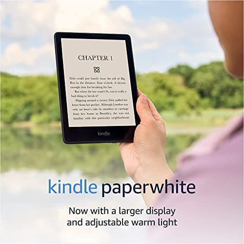 Amazon Kindle Paperwhite (16 GB) – Now with a larger display, adjustable warm light, increased battery life, and faster page turns – Black 6