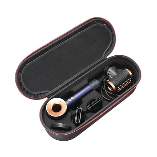 RLSOCO Hard Case for Dyson Supersonic Nural/Supersonic Hair Dryer HD15 HD08 HD07 HD03 HD01, Portable Travel Storage Bag for Dyson Hair Dryer - Fits Complete Supersonic Accessories (Black)
