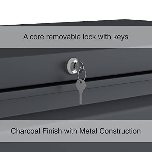 Lorell 2-Drawer Lateral File, 42 by 18-5/8 by 28-1/8-Inch, Charcoal 6