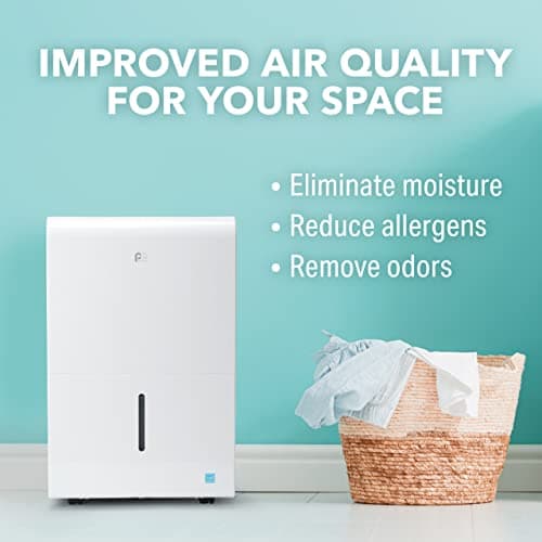 Perfect Aire 50-Pint, 4,500 Sq. Ft. ENERGY STAR Dehumidifier With Continuous Drainage Option, Ultra-Quiet Operation - Ideal for Small Rooms & Basements 5