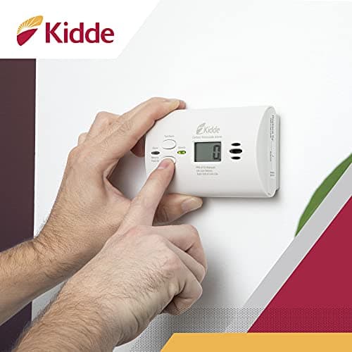 Kidde Carbon Monoxide Detector, AA Battery Powered CO Alarm with LEDs, Test-Reset Button, Low Battery Indicator, Portable 5