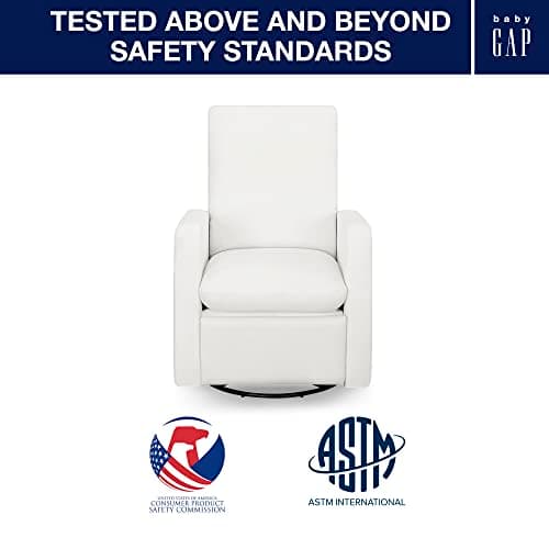 GAP babyGap Cloud Recliner with LiveSmart Evolve - Sustainable Performance Fabric, Artic 8