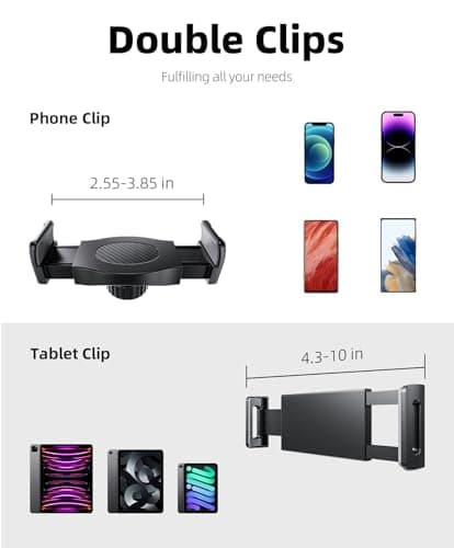 Weilisi Heavy Duty Tablet Tripod Stand 82” Tall, Floor Stand with Remote and Adjustable Gooseneck for Watching/Stream/Recording, Tripod for iPad Pro 12.9”/Kindle/iPhone, and All 4.5-13” Tablet/Phone 5