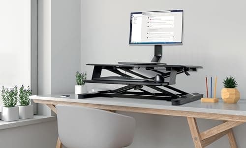 Kensington Single Monitor Desk Mount, C-clamp Vesa Stand Fits up to 32 inch Ultrawide Samsung LG , Low Profile Vertical Mount, Height Adjustable Free Standing Arm,K55512WW Black 9