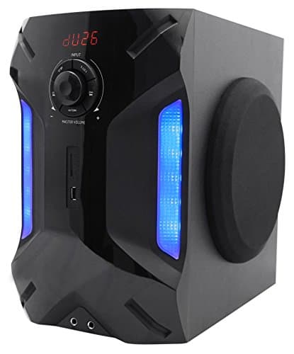 Rockville HTS56 1000W 5.1 Channel Home Theater System, Bluetooth, USB, 8" Subwoofer, LED Light Effects, Remote Control, Optical Input, for Movies, Music & Karaoke 6