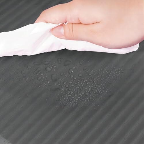 Fitvids 1/2-Inch Extra Thick High Density Anti-Tear Exercise Yoga Mat with Carrying Strap, Gray 6