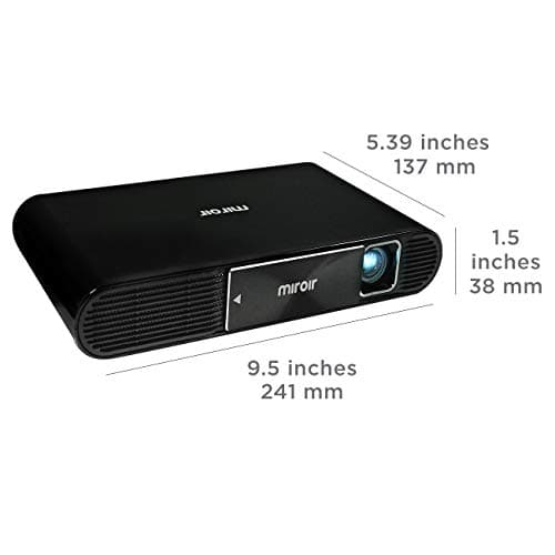 Miroir M631 Ultra Pro Portable 1080p Projector, 700 Lumen, 120” Image, Includes Streaming Stick, Home Theater, Gaming, USB – C Charge Video (M631 + Streaming Stick) 6