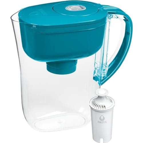 Brita Metro Water Filter Pitcher with SmartLight Change Indicator, BPA-Free, Replaces 1,800 Plastic Water Bottles a Year, Lasts Two Months, Includes 1 Filter, Small - 6-Cup Capacity, Turquoise 13