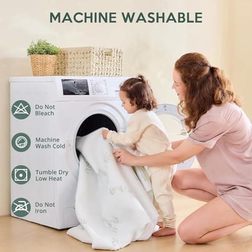 MUXHOMO Premium 100% Waterproof Queen Size Mattress Protector, Breathable Mattress Cover Queen Size Bed, Cooling 3D Air Fabric Bed Pad Cover, Deep Pocket 8"-21" 8