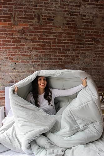 Byourbed Coma-Holic - Coma Inducer® (with Butter) Oversized Queen Comforter - February Gray 5