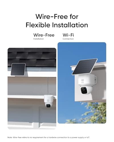 eufy Security SoloCam E30, 2 Pack, Security Cameras Wireless Outdoor, Solar Camera Outdoor Wireless, 360° Pan, AI Tracking, 2K Clarity, HomeBase S380 Compatible, No Monthly Fee (Renewed) 7