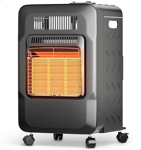 PAULINN Propane Heater Indoor Outdoor Patio Heaters 6000 to 18000 BTU 3 Modes for Patio, Garage, Camping, Shop