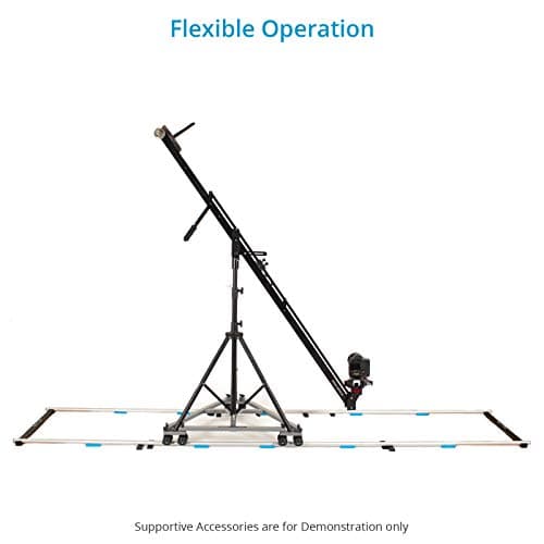 PROAIM Swift Video Camera Track Dolly System for Filmmakers. 28'' Central Distance. Payload up to 159kg / 350lb (SWFT-DL) 5