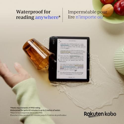 Kobo Libra Colour | eReader | 7” Glare-Free Colour E Ink Kaleido™ 3 Display | Dark Mode Option | Audiobooks | Waterproof | White 8