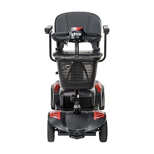 Drive Medical Spitfire Scout 4-Wheel Power Luxury Travel Scooter with Extended 15 Mile Range Battery, Red/Blue 8