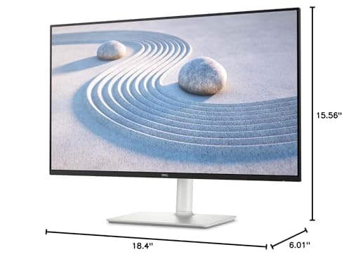 Dell S2725DS Monitor - 27 Inch, QHD (2560x1440) Display, 100Hz refresh rate, 1500:1 contrast ratio, TÜV Rheinland Eye comfort 4 Star,Integrated 2x5W speaker, Height/Tilt/Swivel/Pivot- Ash White color 13