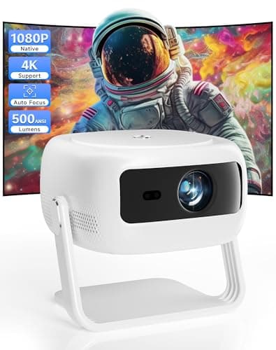 XIAPIPRO 400ANSI 1080P Full HD Projector, Home Theater Projector with WiFi & Bluetooth, LED Projector for Movies, Gaming, and Outdoor Use – Compatible with TV Stick, Laptop, Smartphone, USB, HDMI
