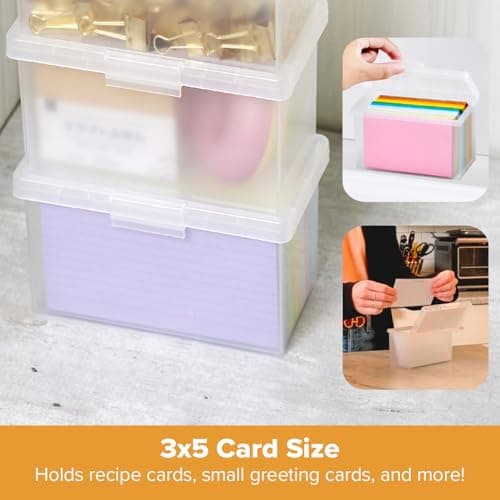 Bostitch Konnect Nest Clear Boxes, Stacking, Index 6