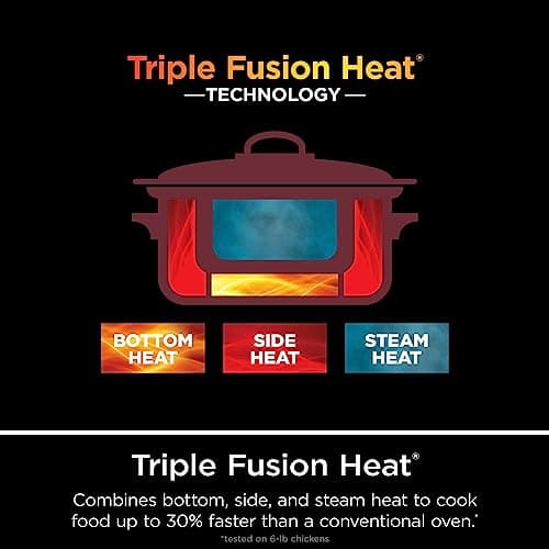 Ninja MC1000 Foodi PossibleCooker 8.5 Quart Multi-Cooker,with 4-in-1 Slow Cooker,Dutch Oven & More,Glass Lid & Integrated Spoon,Nonstick,Oven Safe Pot to 500°F,Cherry Tarte (Renewed) 8