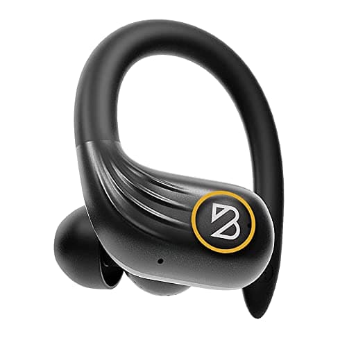 Back Bay Audio Runner 60 Wireless Running Earbuds, 80 Hour Long Battery Life Over The Ear Earbuds with EarHooks, Wrap Around Earphones Wireless Bluetooth Earphones with Microphone, in Ear Headphones 9