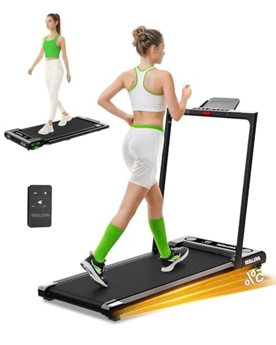 Akluer Walking Pad Treadmill, 330lbs Capacity, Compact Walking Pad, 2.5HP Desk Treadmills, 45dB Silent Operation, Foldable Treadmill with Remote Control, for Home Office