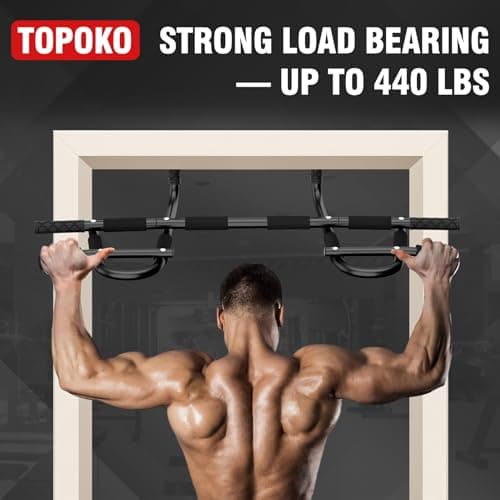 Pull Up Bar for Doorway - Multi-Grip Chin Up Bar Heavy Duty Pull Up Bar - Strength Training Pull-up Bars for Versatile Workout - Portable Pullup Bars with All Accessories 7