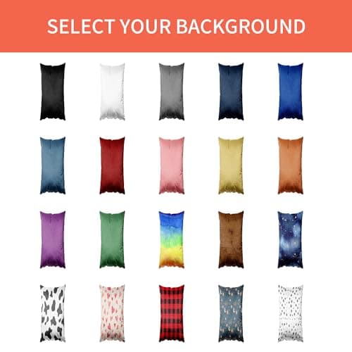 Easycosy Custom Body Pillow with Picture & Text 20"x54", Two-Sides Photo Pillowcase, Personalized Soft Skin-Friendly Long Pillow Cover with Photo, Custom Love Keepsake Gifts (No Pillow Insert) 6