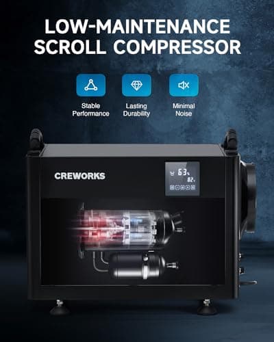 CREWORKS 130 PPD Crawl Space Dehumidifier, Commercial Dehumidifier for Basement with Built-in Drain Hose, Crawl Space Dehumidification with Auto Defrost & Detachable Display Panel 7