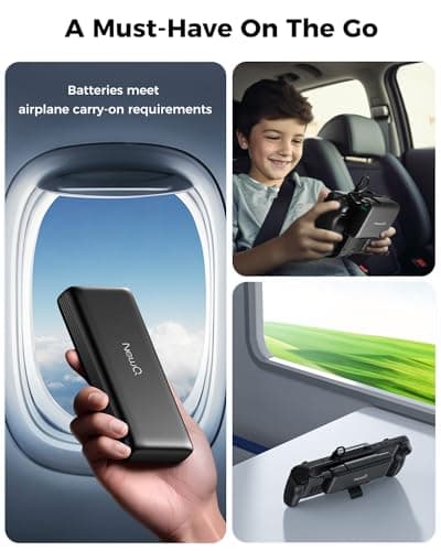 NEWQ 2-in-1 Steam Deck Battery Bank & Stand for Steam Deck/Steam Deck OLED, 20000mAh 65W PD3.0 Fast Charging Power Bank, Steam Deck Accessories, with Dual USB C Cables（Not Suitable for Case） NQ-SD-02 6