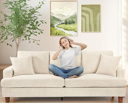 Kidirect 87in Corduroy Couch