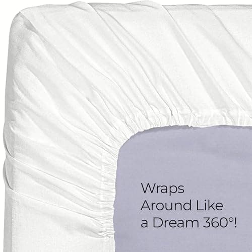 Utopia Bedding Twin Fitted Sheet - Bottom Sheet - Deep Pocket - Soft Microfiber - Shrinkage and Fade Resistant - Easy Care -1 Fitted Sheet Only (White) 6