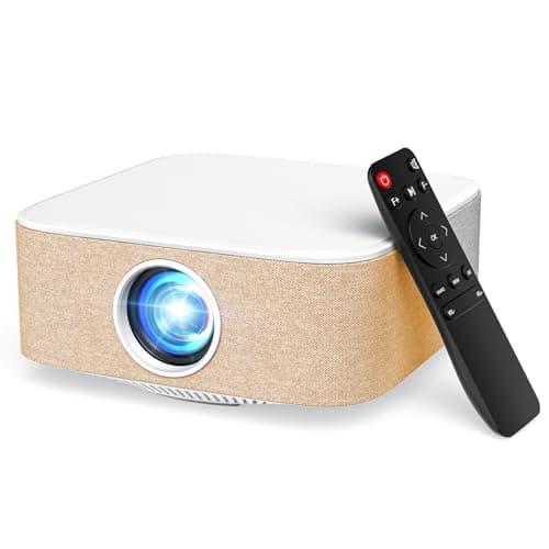HAPPRUN Projector, [Electric Focus] Mini Projector, 1080P Support Portable Bluetooth Projector With Speaker, 200" Support Outdoor Movie Projector Compatible With Smartphone/HDMI/USB/AV/Fire Stick/PS5
