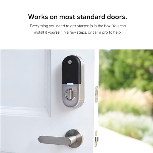 Google Nest x Yale Lock - Tamper-Proof Smart Lock for Keyless Entry - Keypad Deadbolt Lock for Front Door - Satin Nickel 11