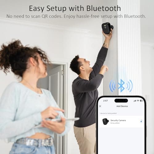 2.4G/5G WiFi Security Cameras Wireless Outdoor, 2K Home Security Camera with AI Motion Detection, Color Night Vision, IP66 Waterproof, 2-Way Audio, Siren, SD/Cloud, Works w/Alexa&Google Assistant 7