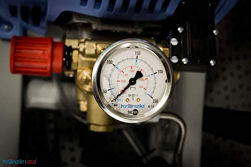 KranzleUSA K1122TST Cold Water Electric Commercial Pressure Washer with Auto On-Off, GFI and 50' Wire Braided Hose on Hose Reel, 1400 PSI, 2.0 GPM, 110V, 15A 9