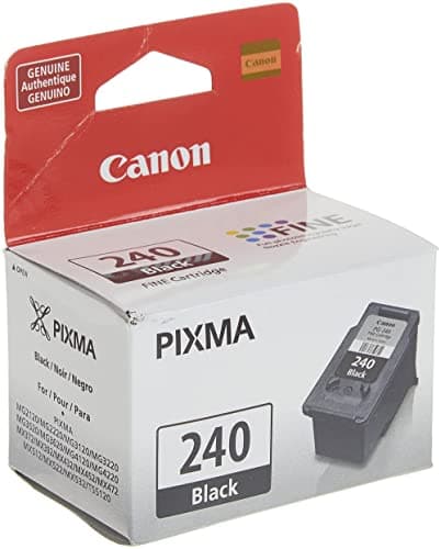 Canon Pixma MG3620 Wireless All-in-One Color Inkjet Printer with Mobile & Tablet Printing, Black - Canon CL-241 Color Ink & PG-240 Black 6