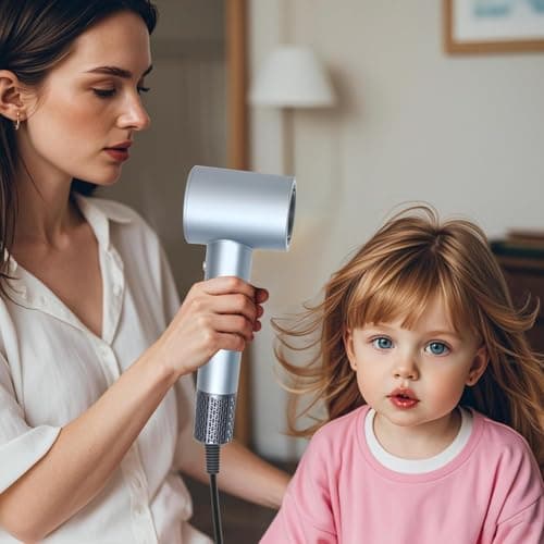 Labiim Hair Dryer, High-Speed Ionic Low Noise Blow Dryer with Brushless Motor for Fast Drying, Thermo-Control Quiet Compact Hair Blow Dryer, Hairdryer 5